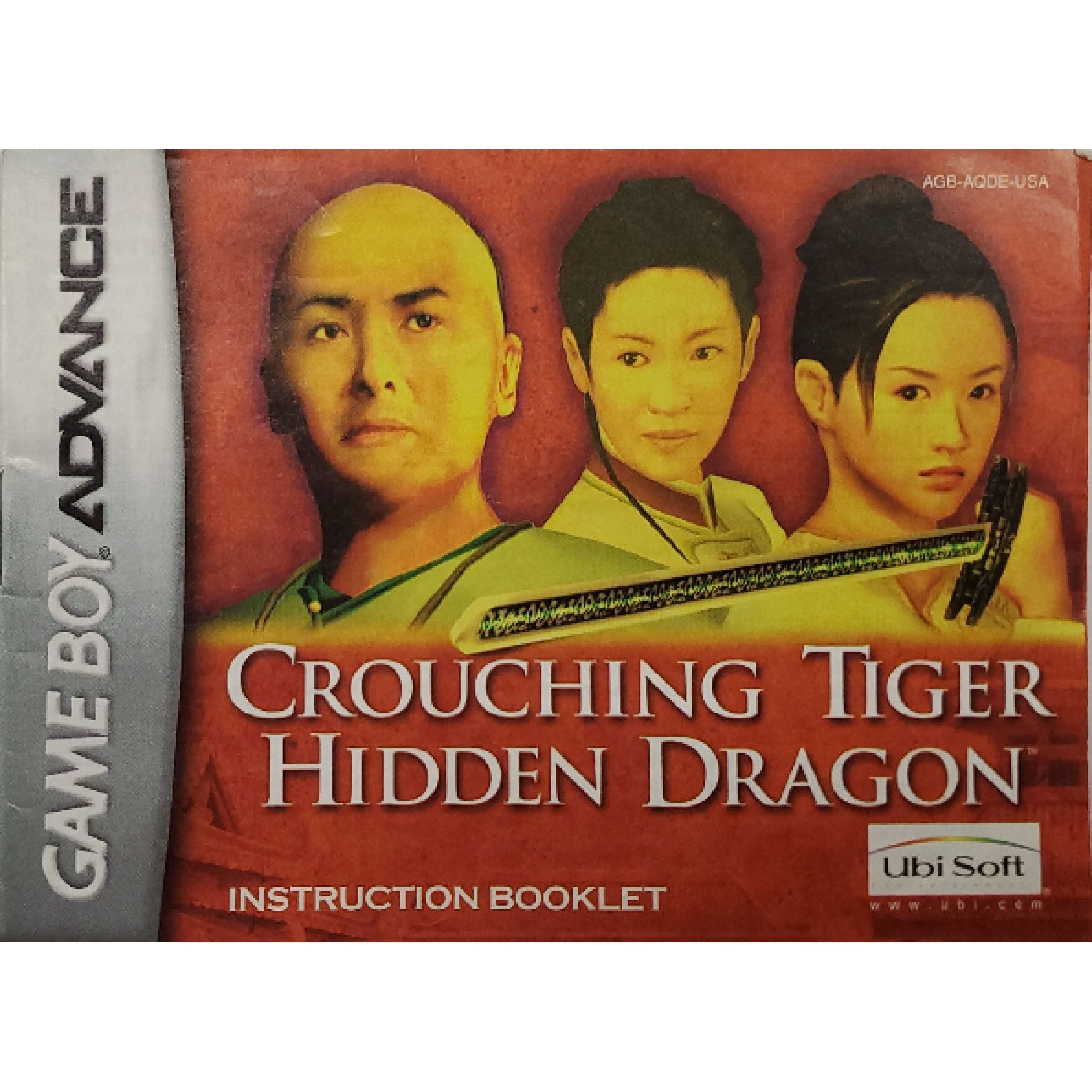 GBA - Crouching Tiger Hidden Dragon (Manual)