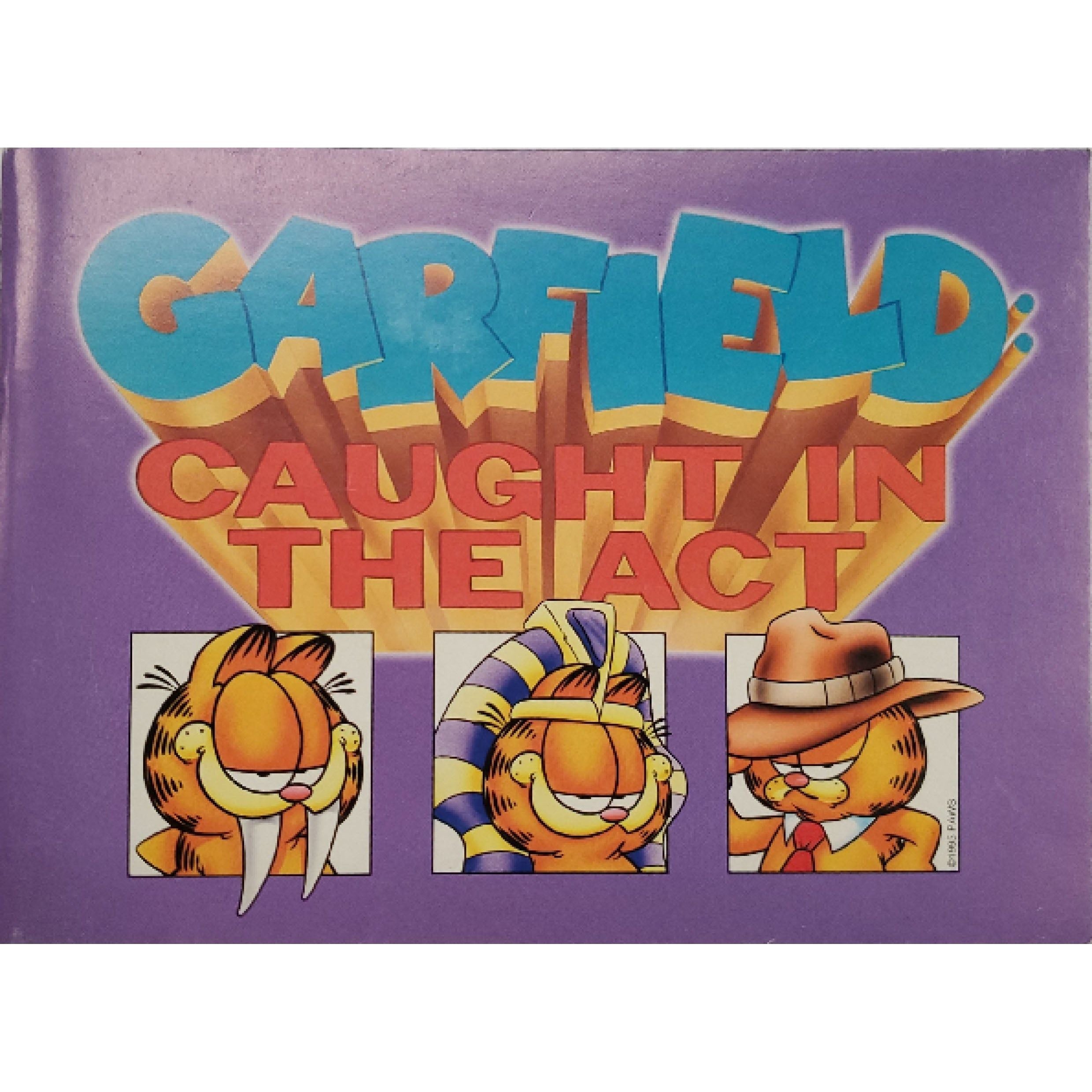 GameGear - Bande dessinée Garfield pris en flagrant délit (Manuel)