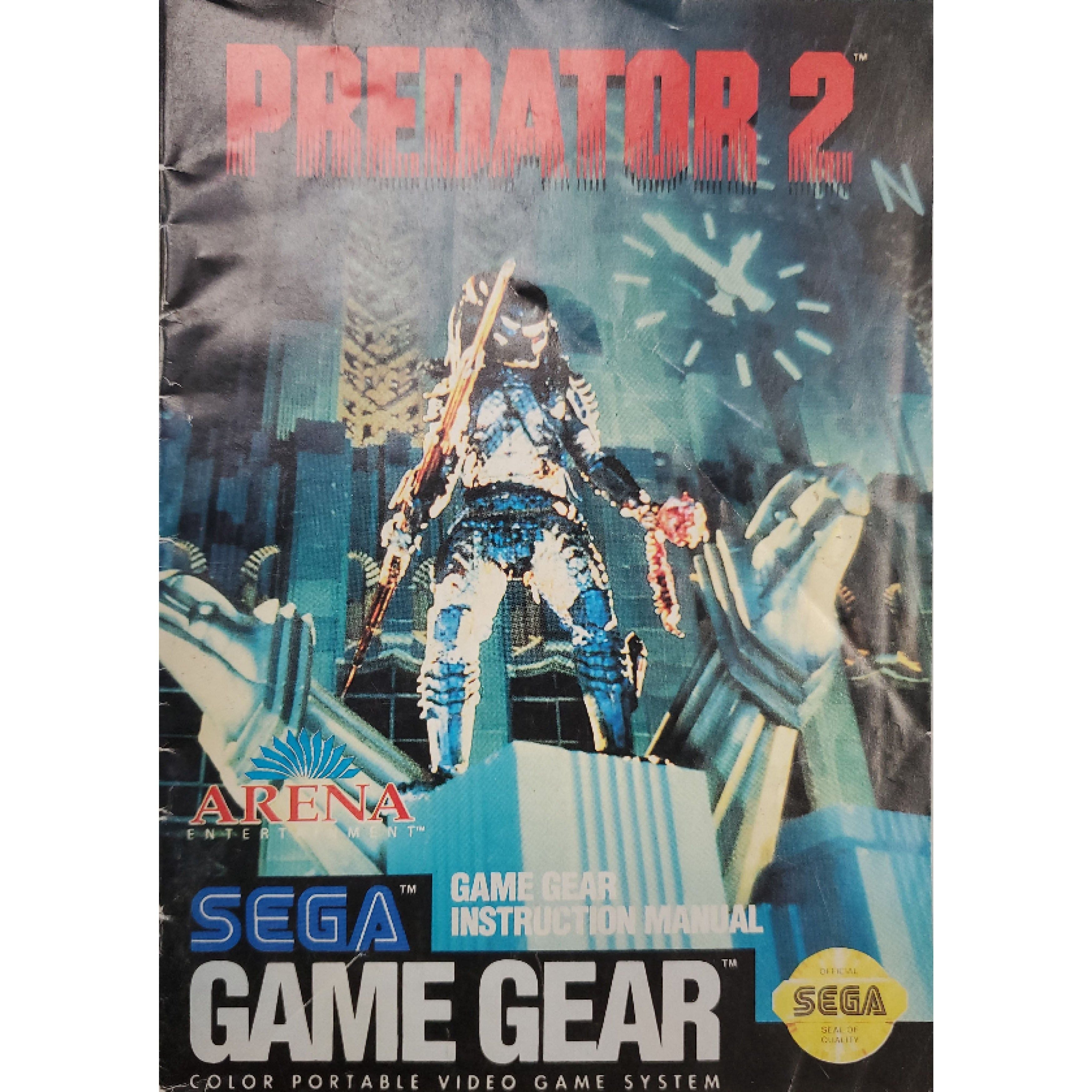 GameGear - Predator 2 (Manual)