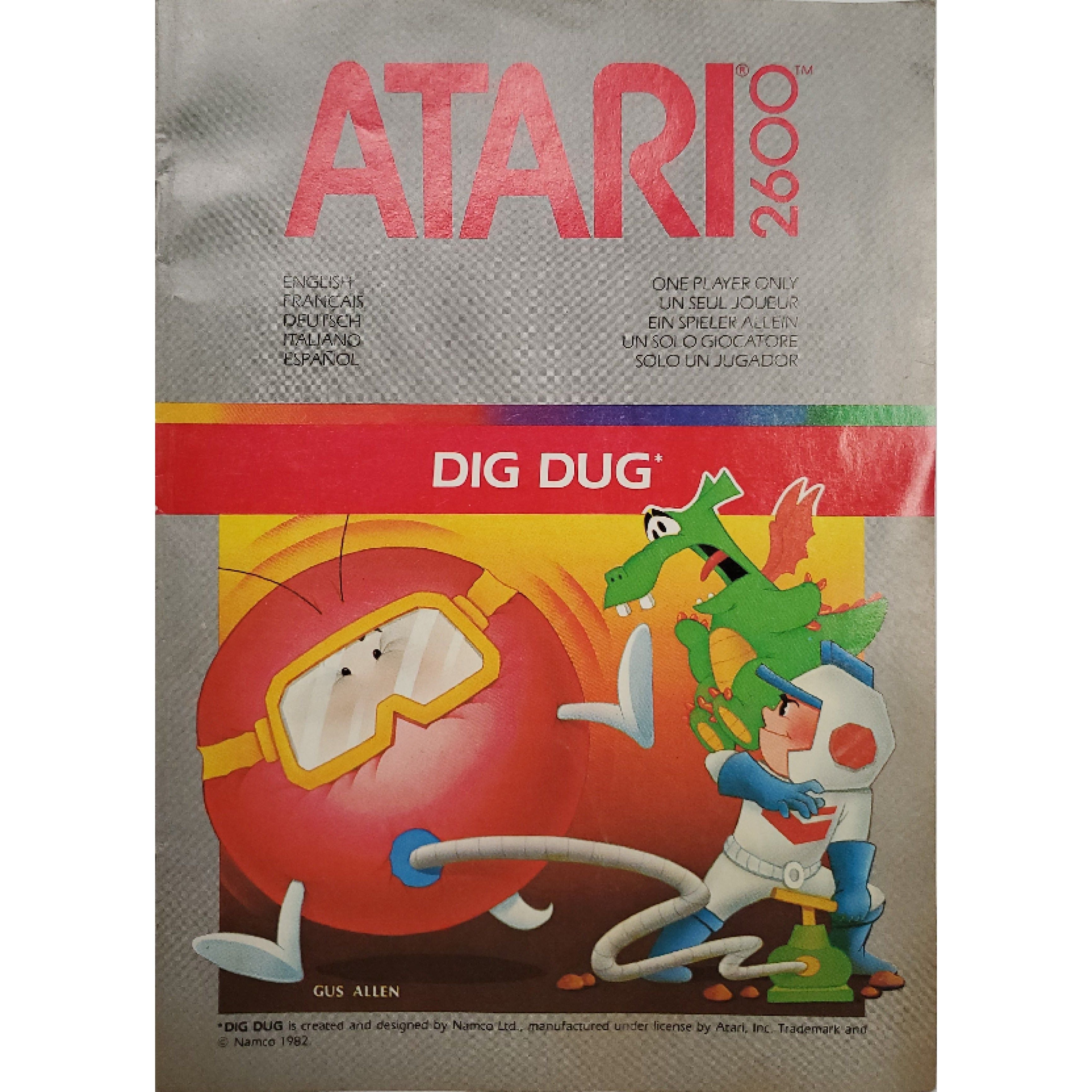 Atari 2600 - Dig Dug (Manual)