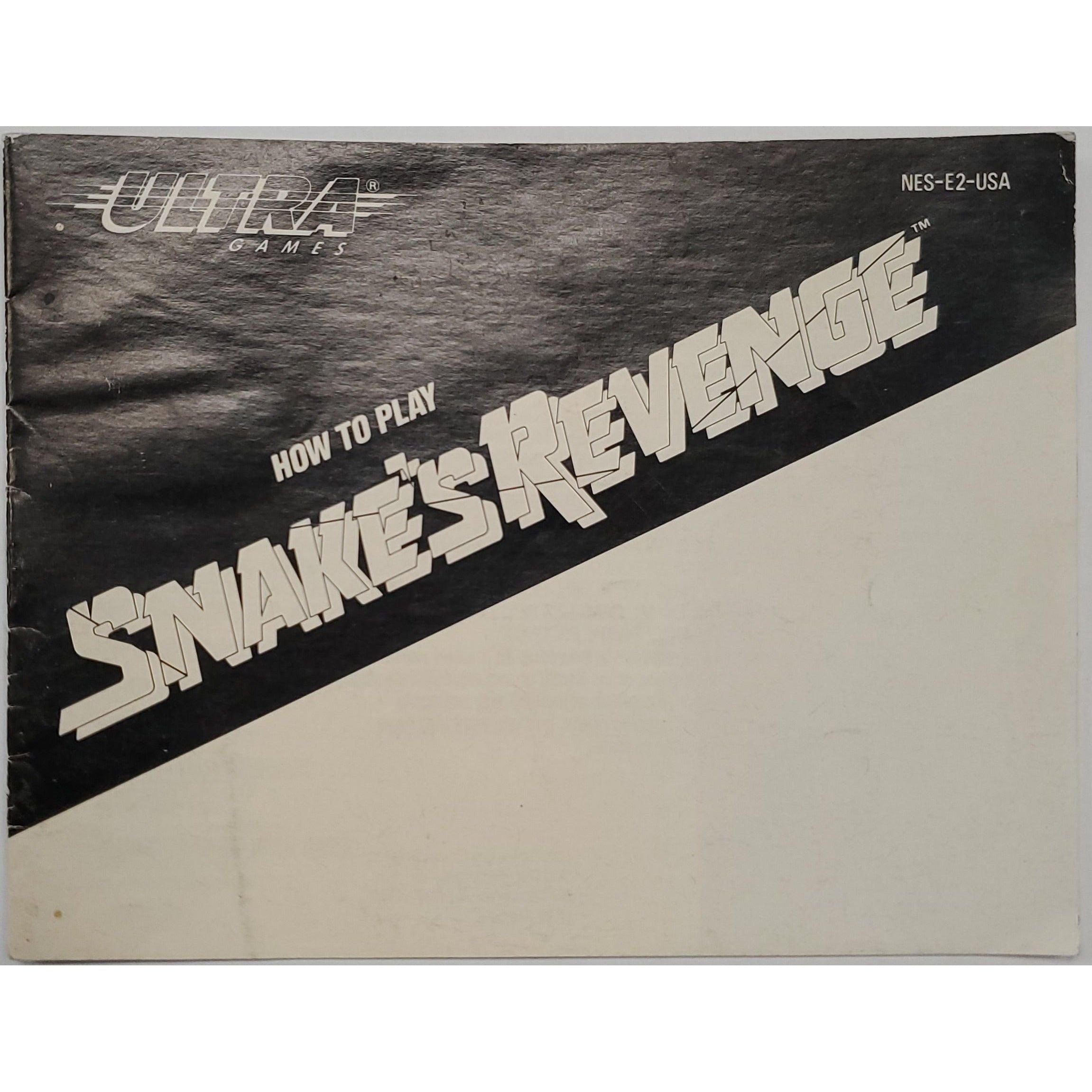 NES - La vengeance du serpent (Manuel)