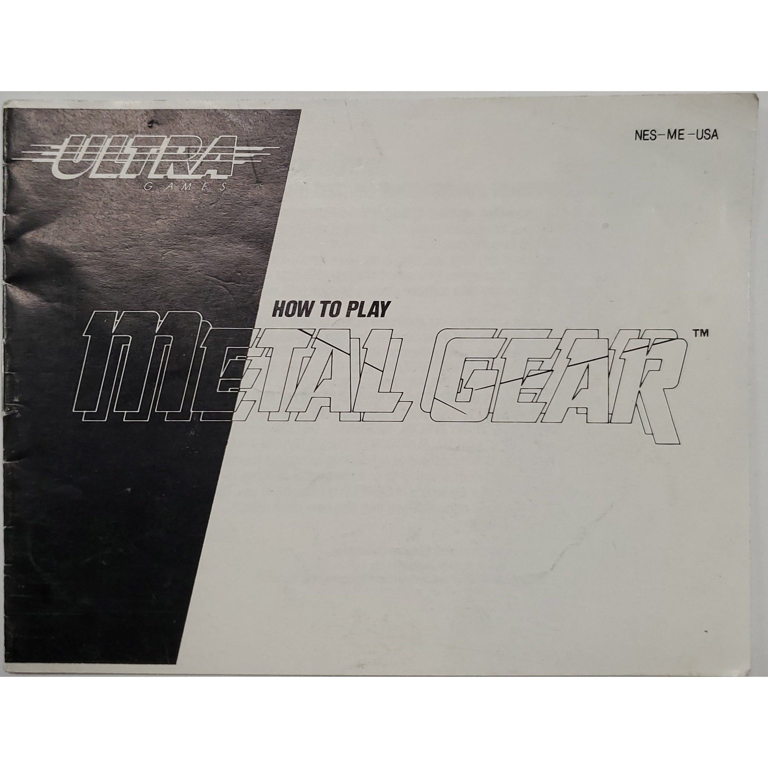 NES - Metal Gear (Manuel / Porté)