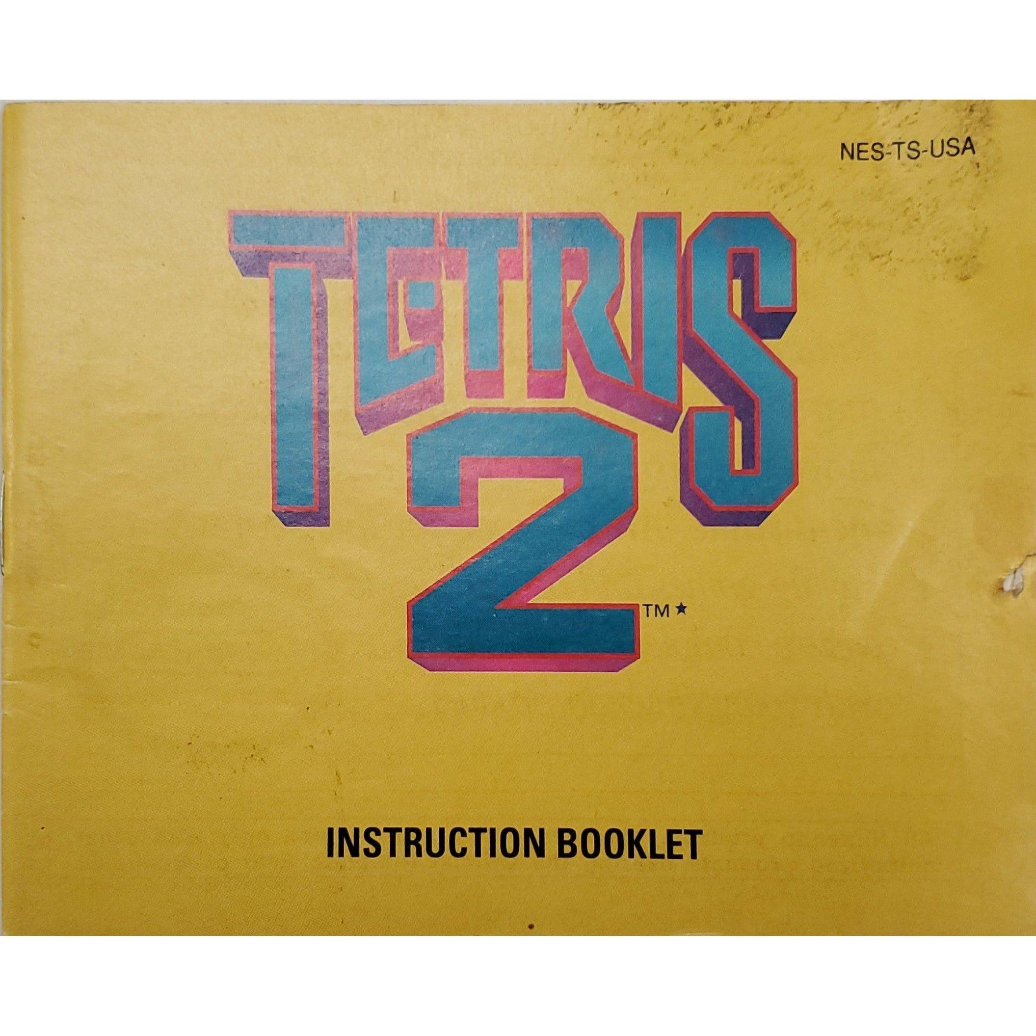 NES - Tetris 2 (Manual / Worn)