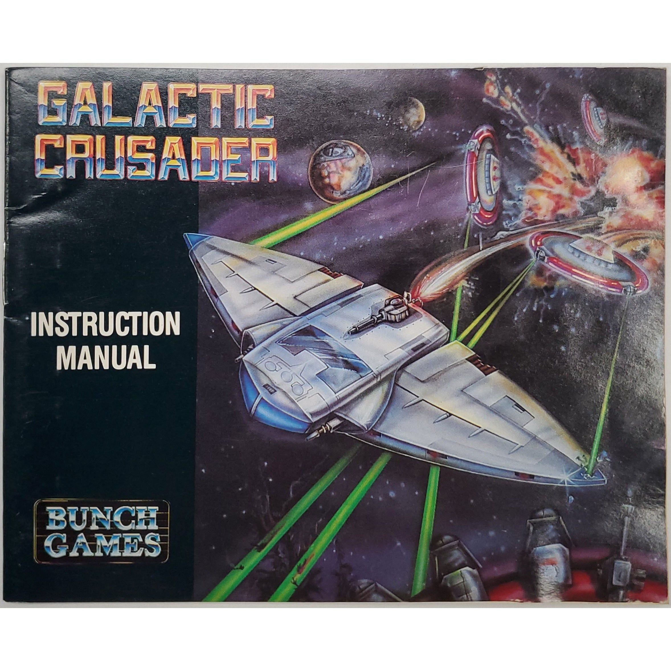NES - Galactic Crusader (Manual / Worn)