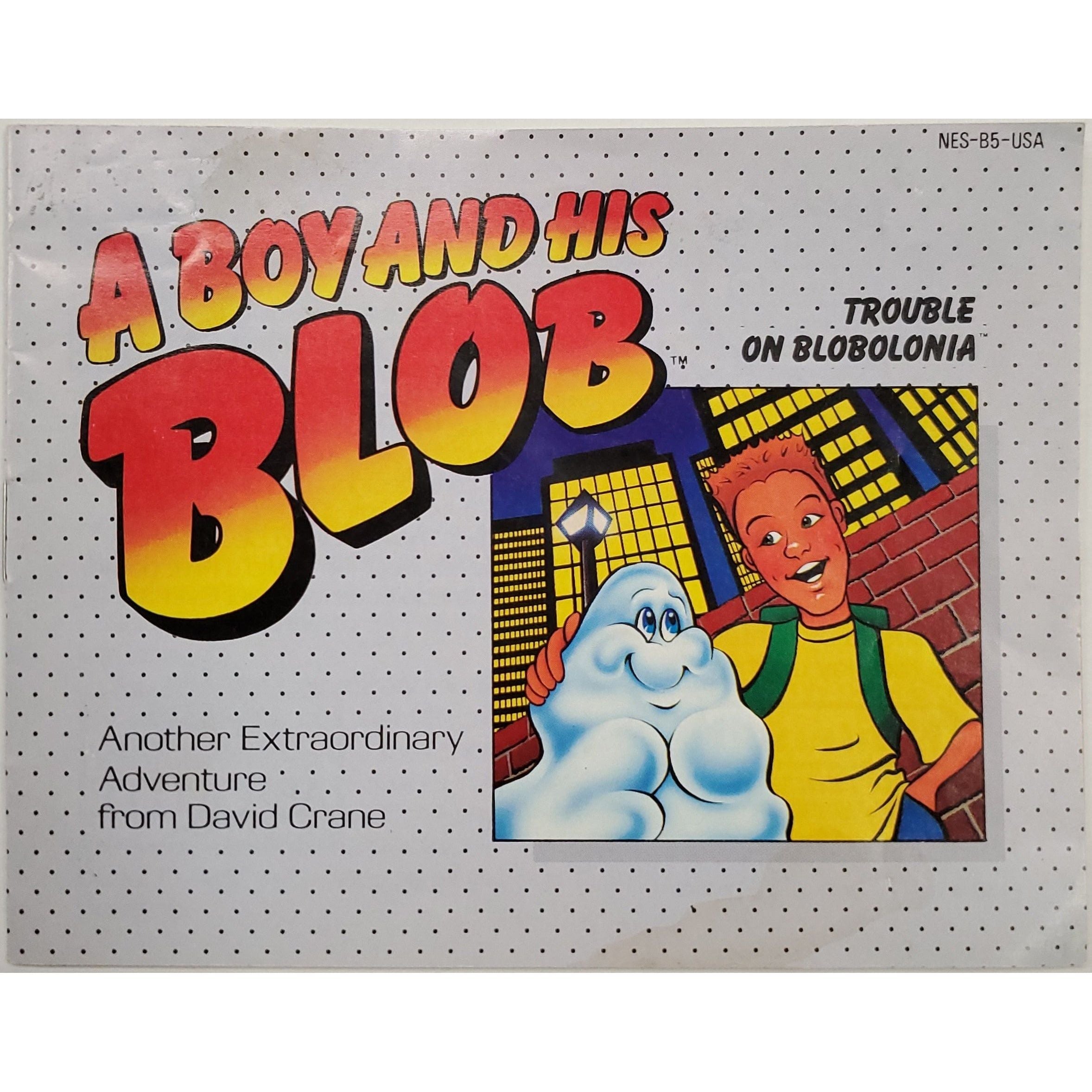 NES - A Boy and His Blob (Manual / Worn)
