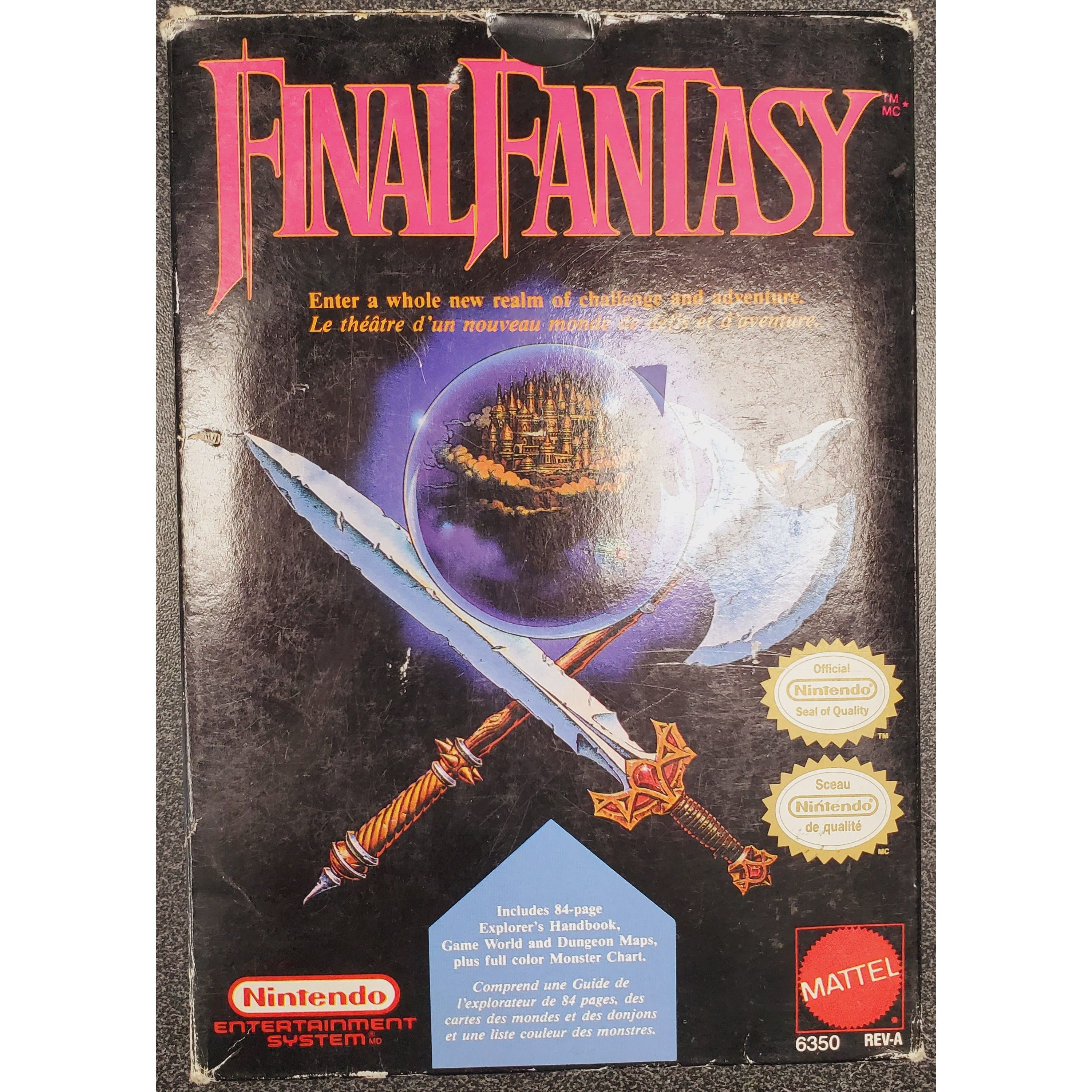 NES - Final Fantasy (complet dans la boîte / avec manuel et cartes)