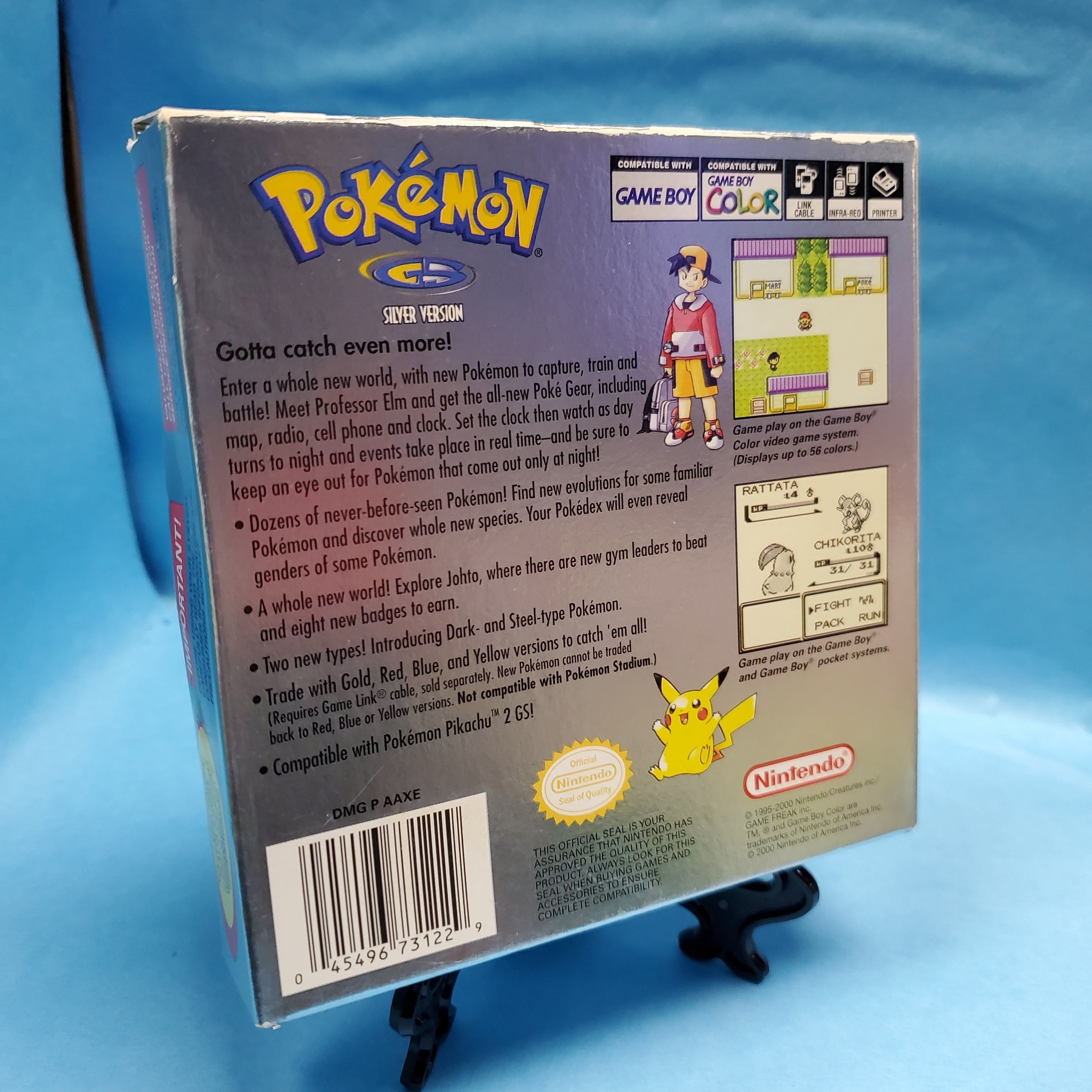 GBC - Pokémon Argent (Complet dans la boîte)