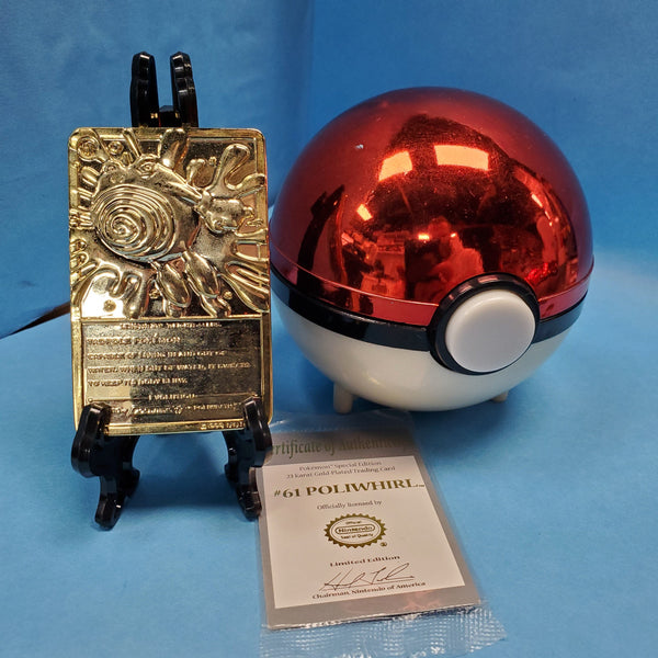 Pokemon Burger King Gold-Plated Trading Card