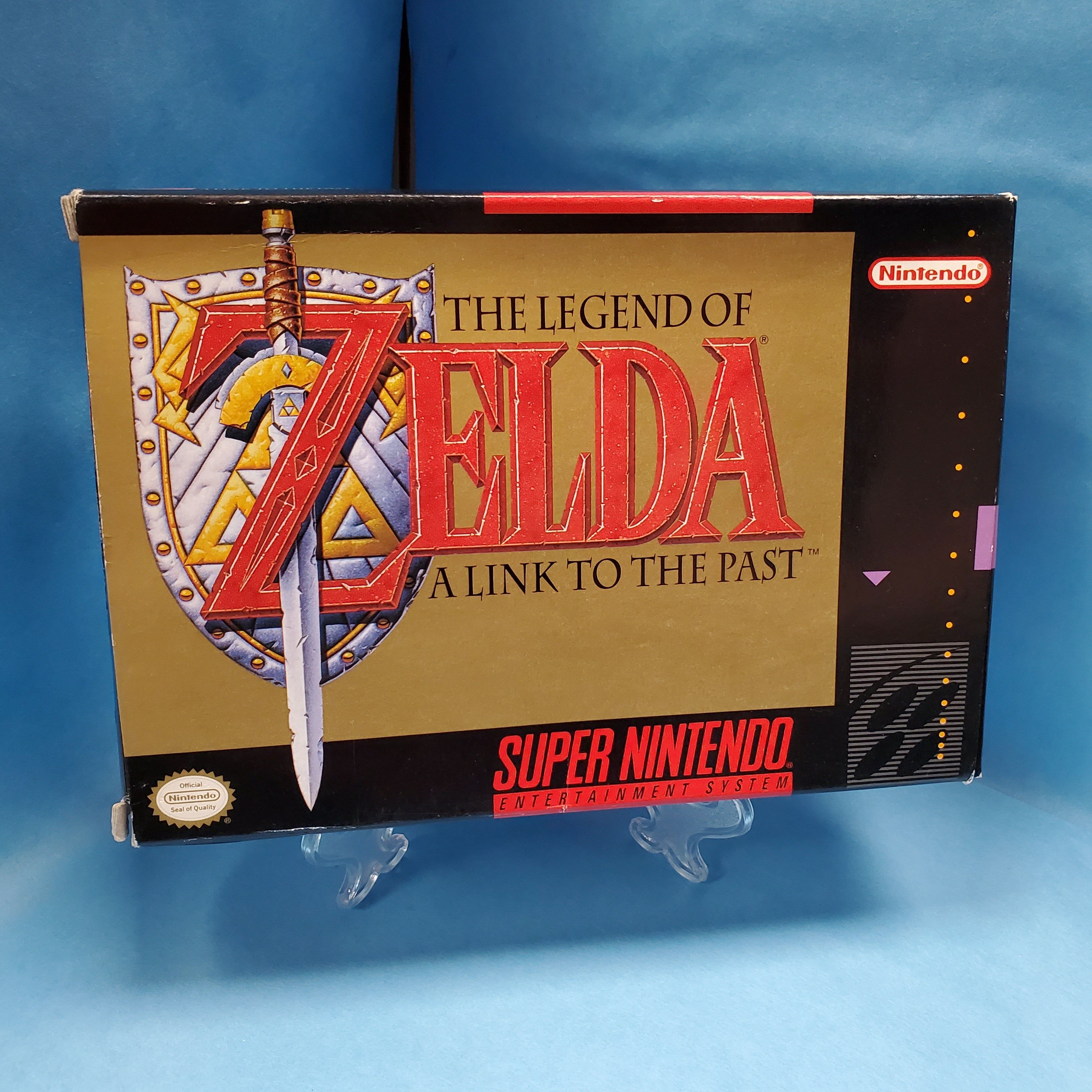 SNES - The Legend of Zelda A Link to the Past (Complete in Box A- With Manual)