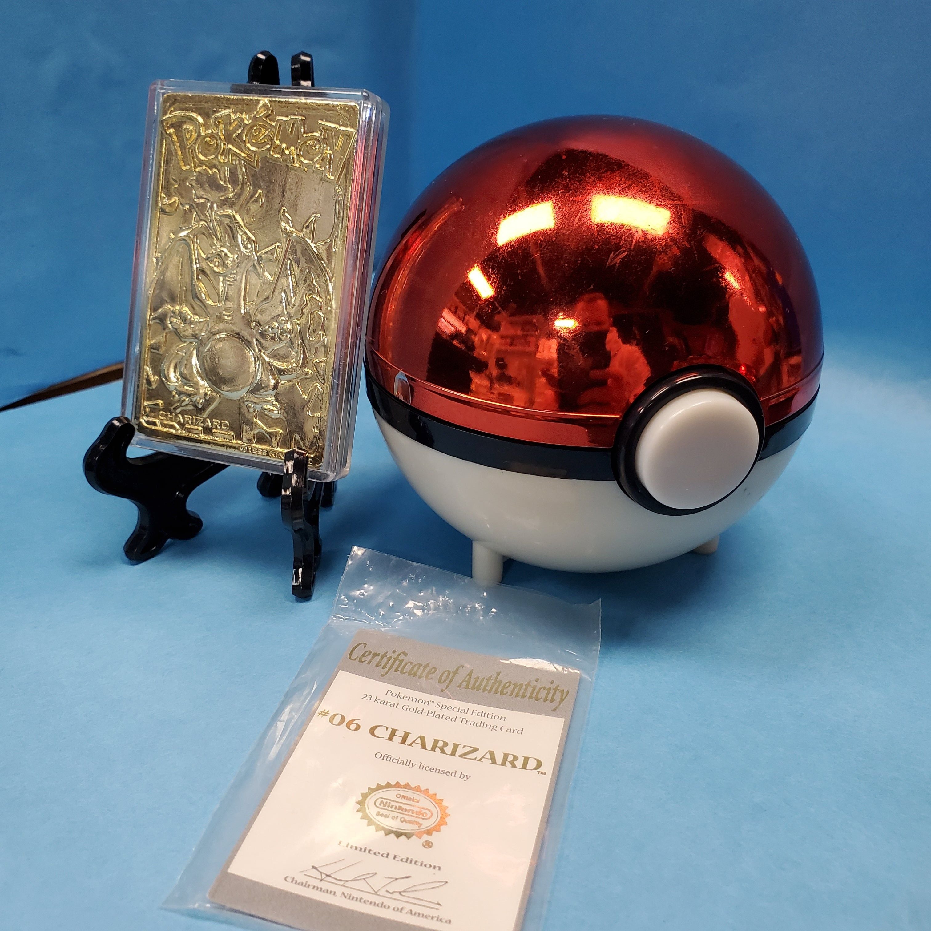Pokemon Burger King Gold-Plated Trading Card - Charizard