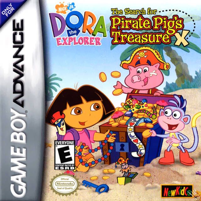 GBA - Dora l'exploratrice - La recherche du trésor des cochons pirates (cartouche uniquement)