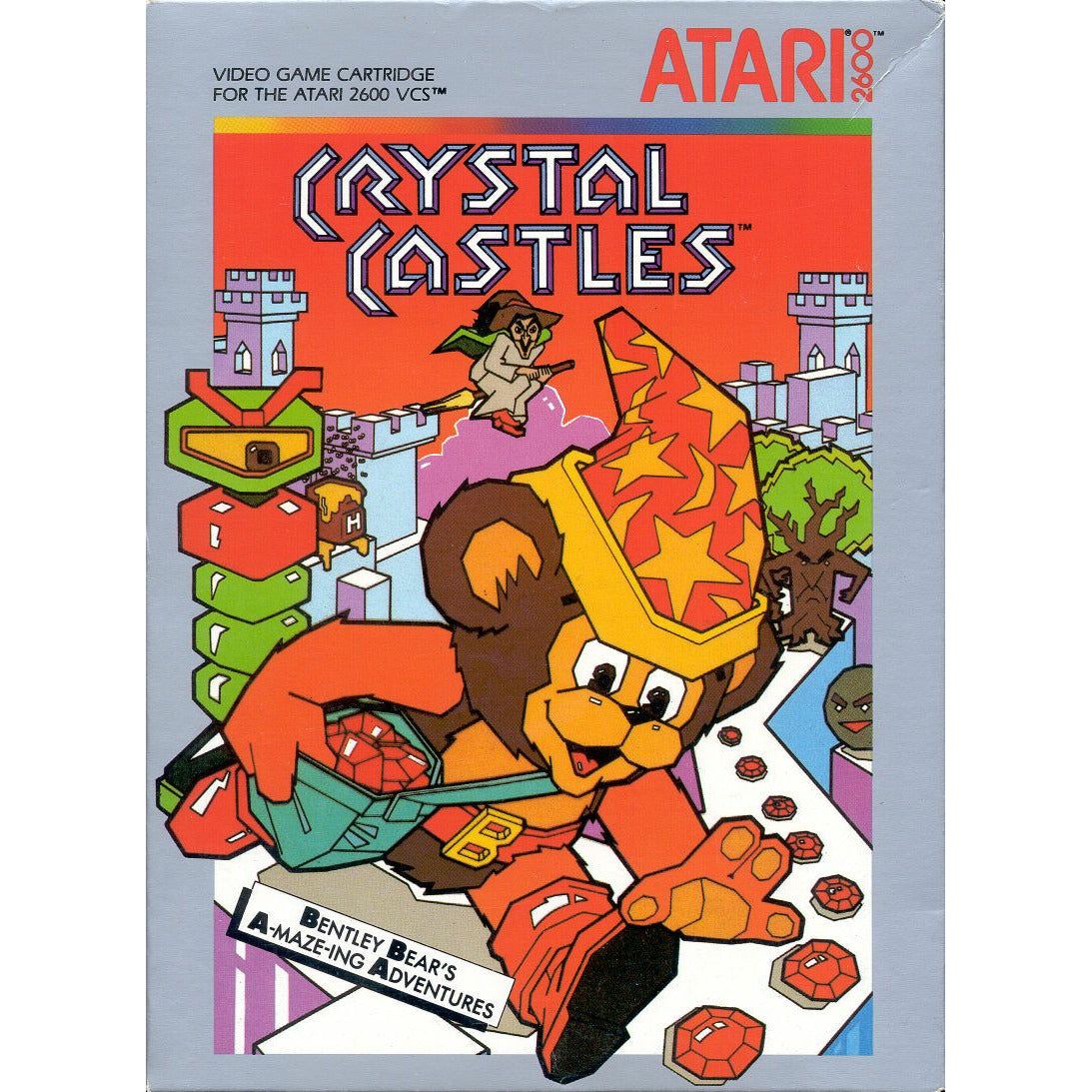 Atari 2600 - Crystal Castles (Complete in Box)