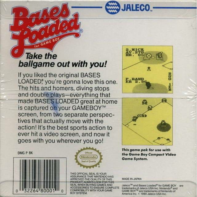 GB - Bases Loaded (Cartridge Only)(No Label)