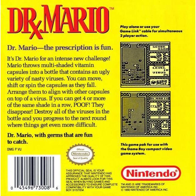 GB - Dr. Mario (Cartridge Only)