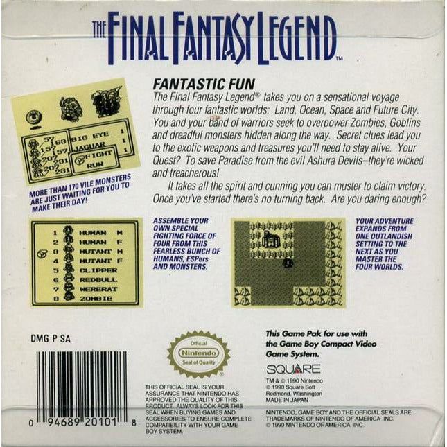 GB - The Final Fantasy Legend (Cartridge Only)