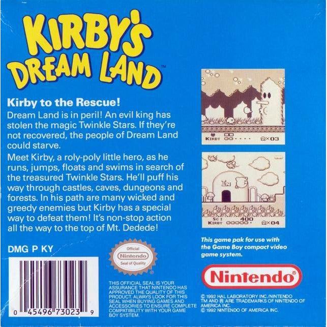 GB - Kirby's Dream Land (cartouche uniquement)