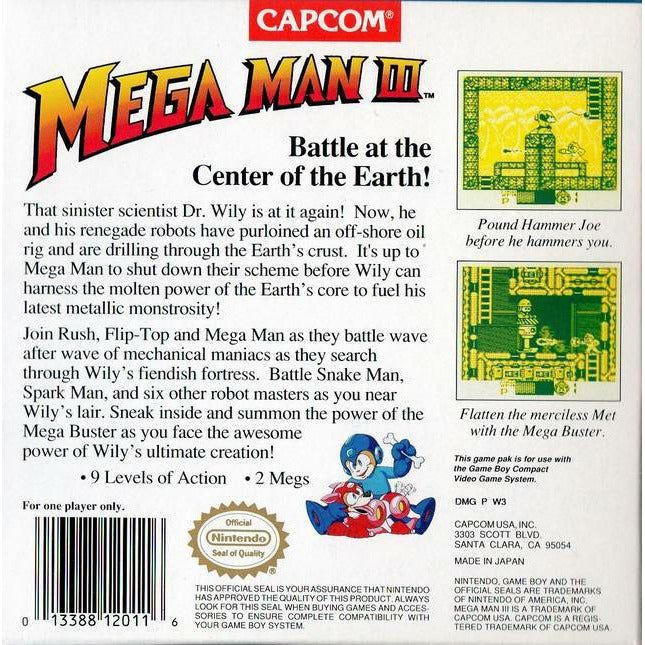 GB - Mega Man III (Cartridge Only)