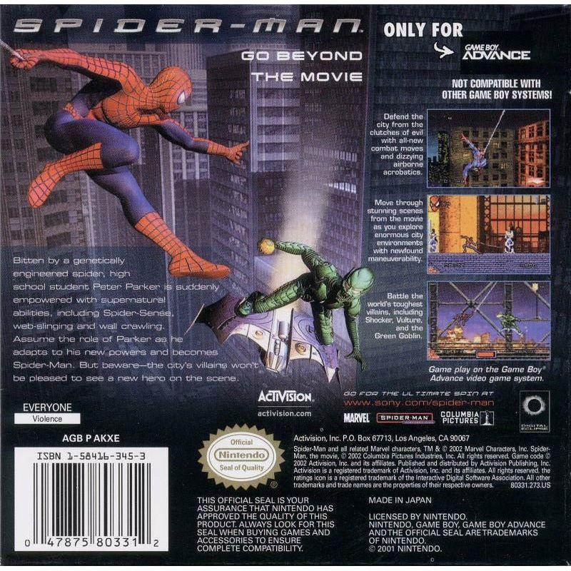 GBA - Spider-Man (cartouche uniquement)