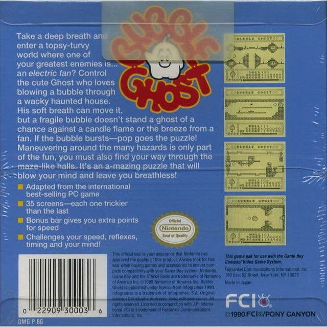 GB - Bubble Ghost (Cartridge Only)
