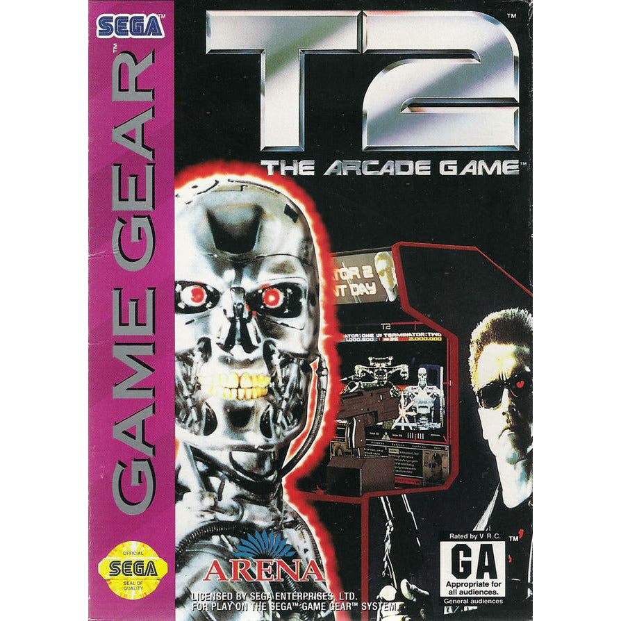 GameGear - T2 Le jeu d'arcade (cartouche uniquement)