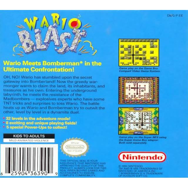 GB - Wario Blast Ft Bomberman (Cartridge Only)
