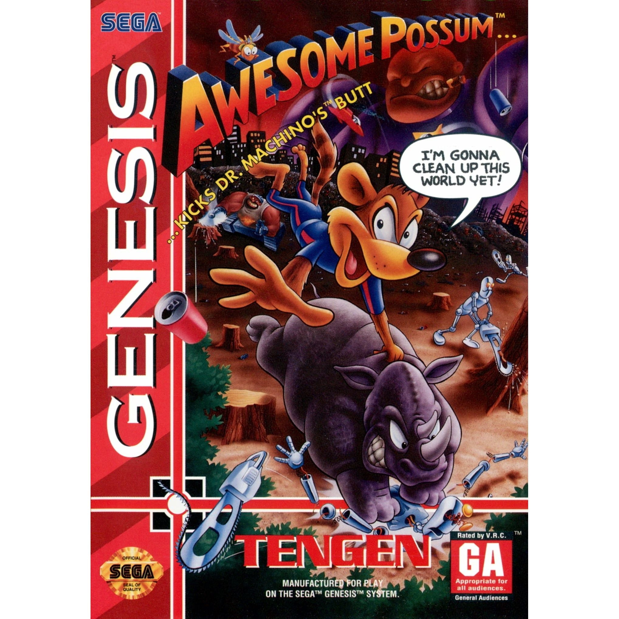 Genesis - Awesome Possum (cartouche uniquement)