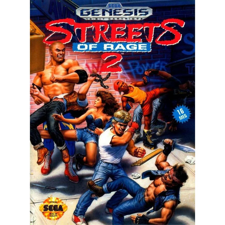 Genesis - Streets Of Rage 2 (cartouche uniquement)