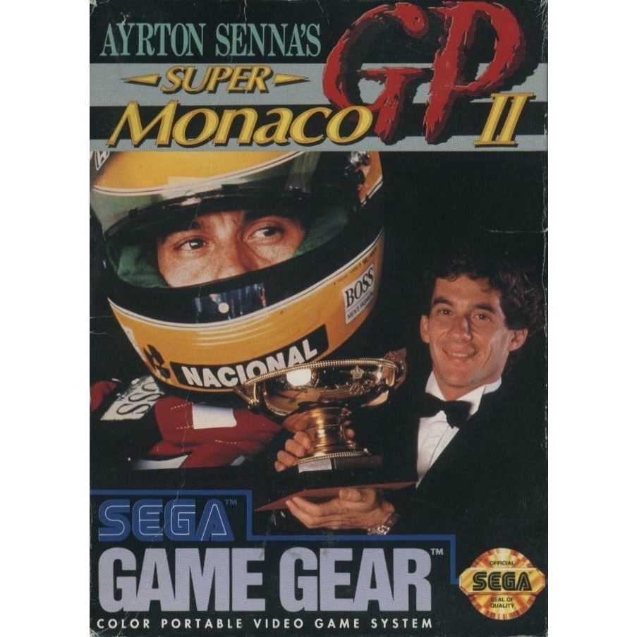 GameGear - Super Monaco GP II d'Ayrton Senna (cartouche uniquement)