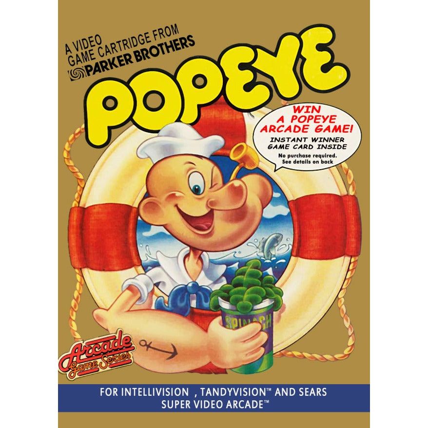 Intellivision - Popeye (cartouche uniquement)