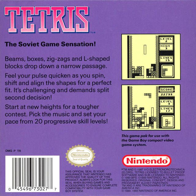 GB - Tetris (cartouche uniquement)