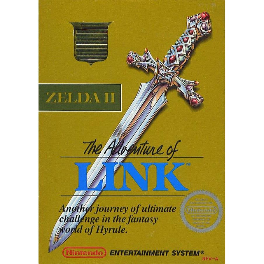 NES - The Legend of Zelda II The Adventure of Link (Complete in Box / Grade B- / With Manual)