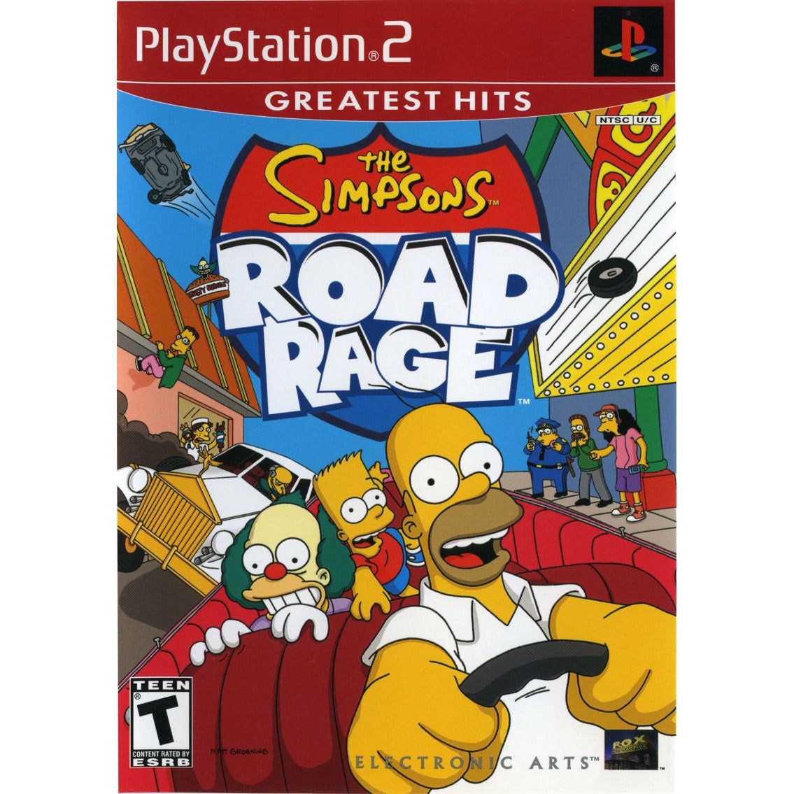 PS2 - The Simpsons Road Rage