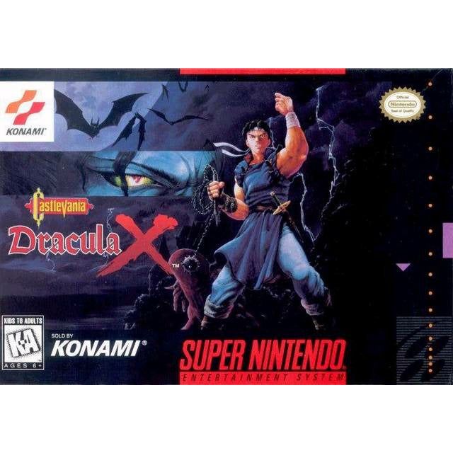 SNES - Castlevania Dracula X (Complet en boîte)