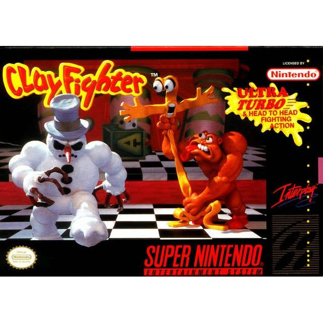 SNES - ClayFighter (Complete in Box)