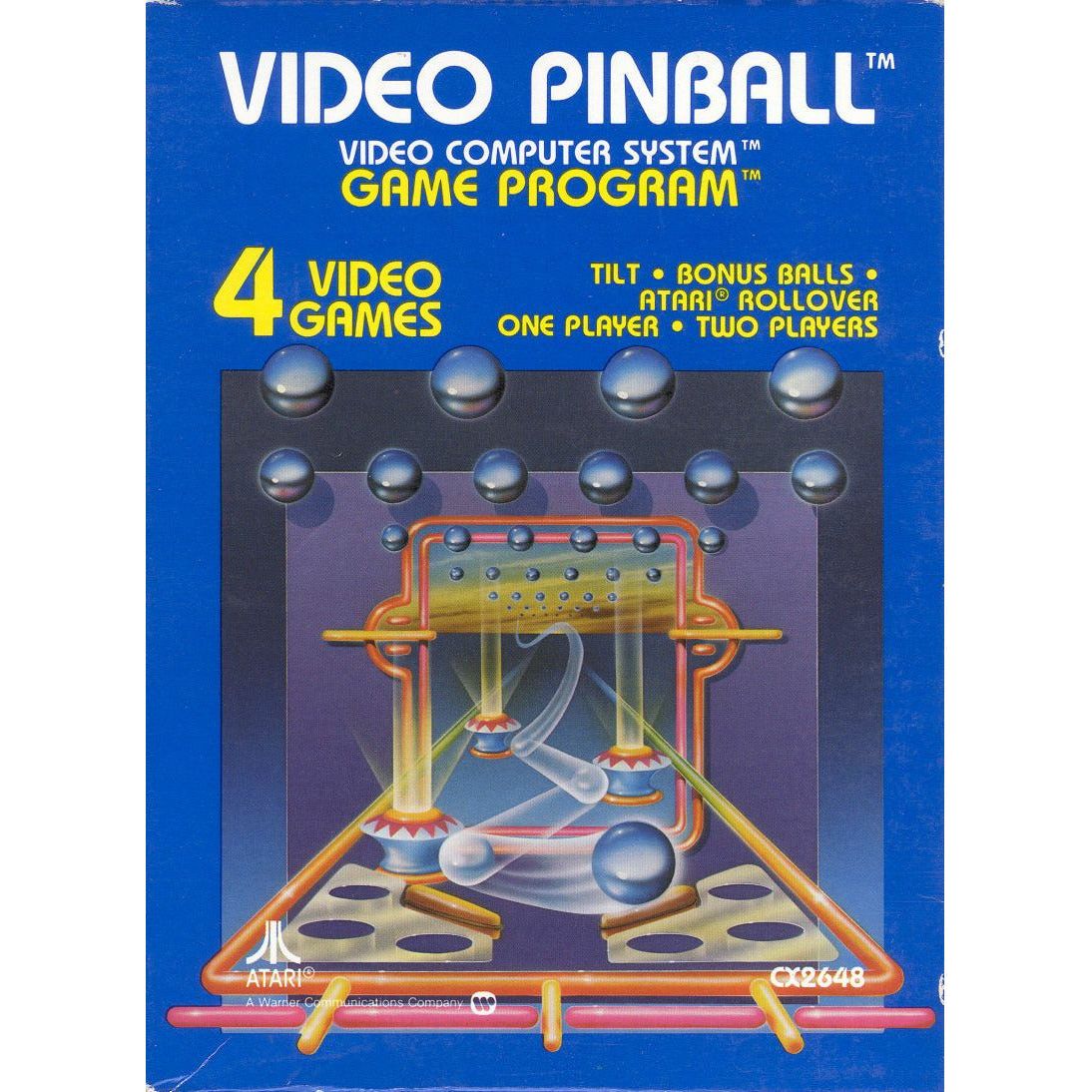 Atari 2600 - Video Pinball (Cartridge Only)