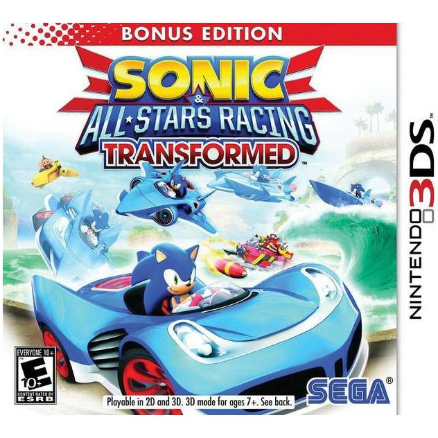 3DS - Sonic & All Stars Racing Transformed Bonus Edition (In Case)