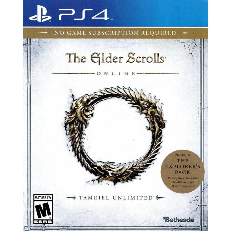PS4 - The Elder Scrolls Online Tamriel Unlimited