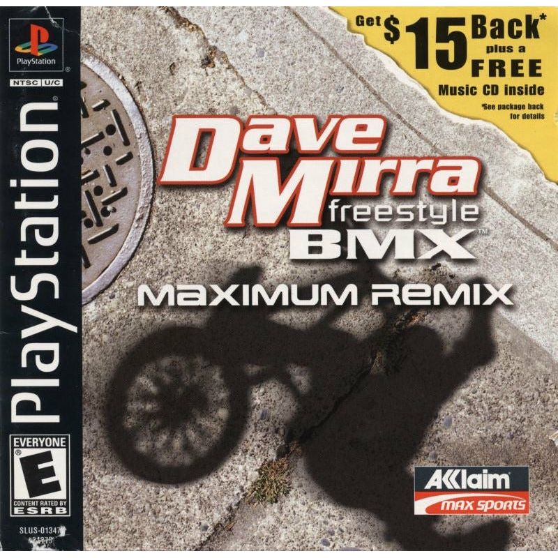 PS1 - Dave Mirra Freestyle BMX Maximum Remix