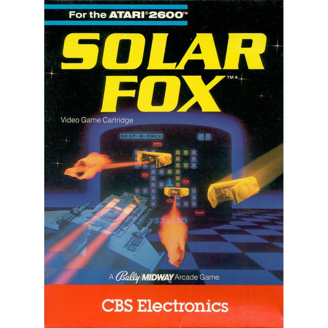 Atari 2600 - Solar Fox (Cartridge Only)