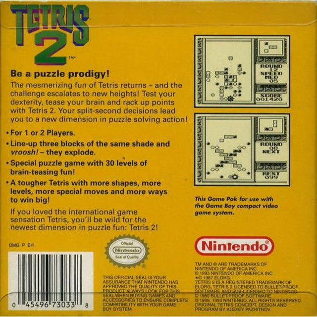 GB - Tetris 2 (cartouche uniquement)