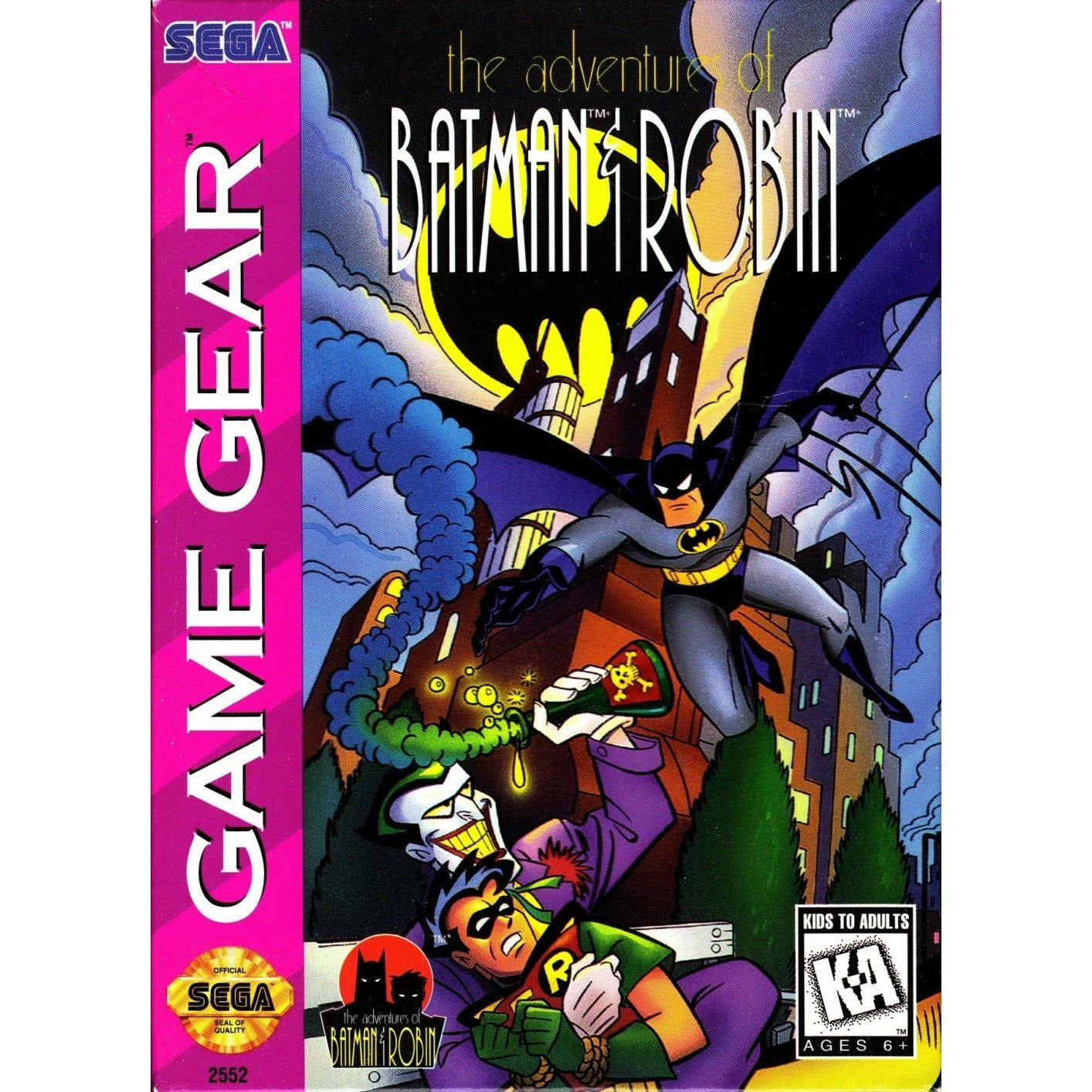 GameGear - Les aventures de Batman et Robin (cartouche uniquement)