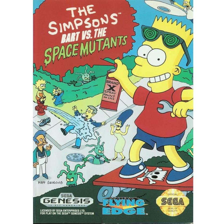 Genesis - The Simpsons Bart vs the Space Mutants (Cartridge Only)