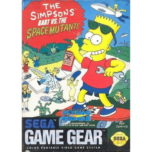 GameGear - Les Simpsons Bart contre les mutants de l'espace (cartouche uniquement)