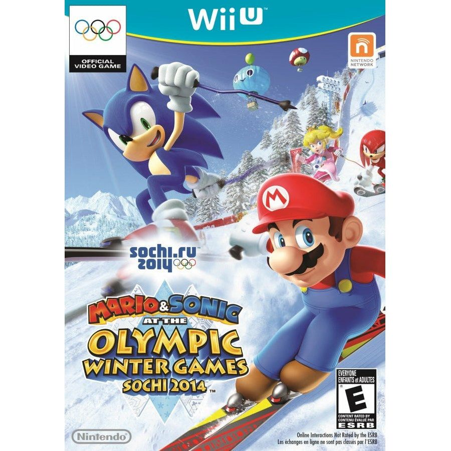 WII U - Mario &amp; Sonic aux Jeux Olympiques d'hiver de Sotchi 2014