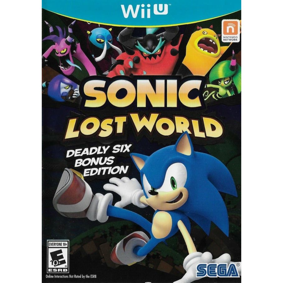 WII U - Sonic Lost World Deadly Six Edition (NO DLC)