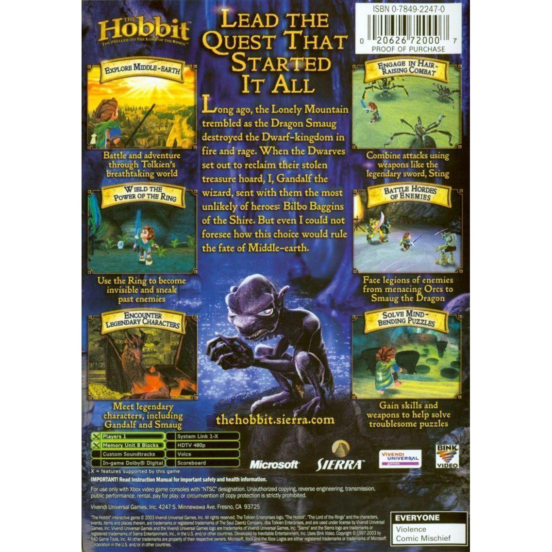 XBOX - Le Hobbit
