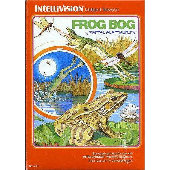 Intellivision - Frog Bog (étiquette brute)