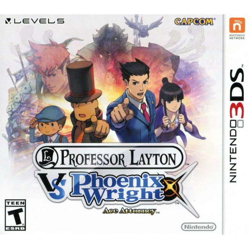 3DS - Professor Layton VS Phoenix Wright Ace Attorney (In Case)