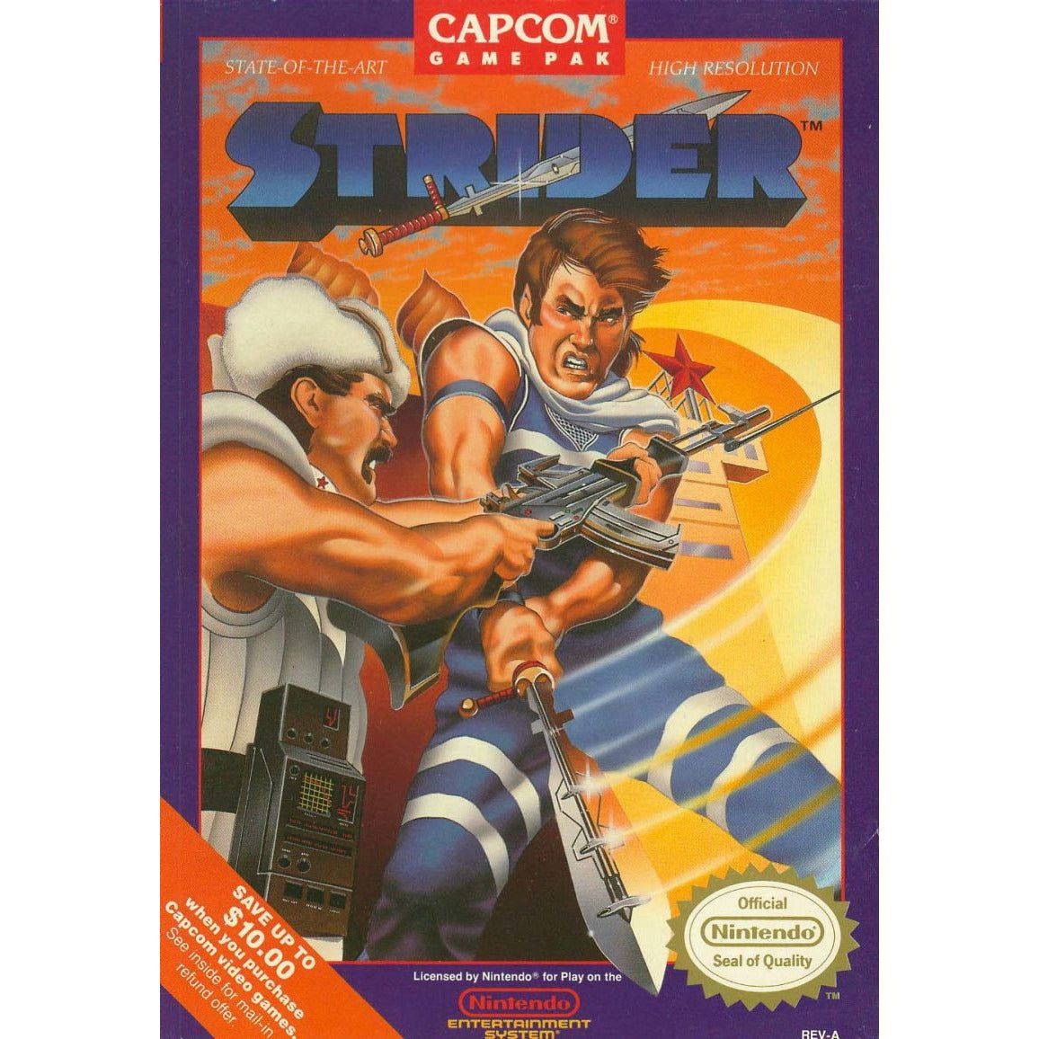 NES - Strider (Complete in Box / With Manual)