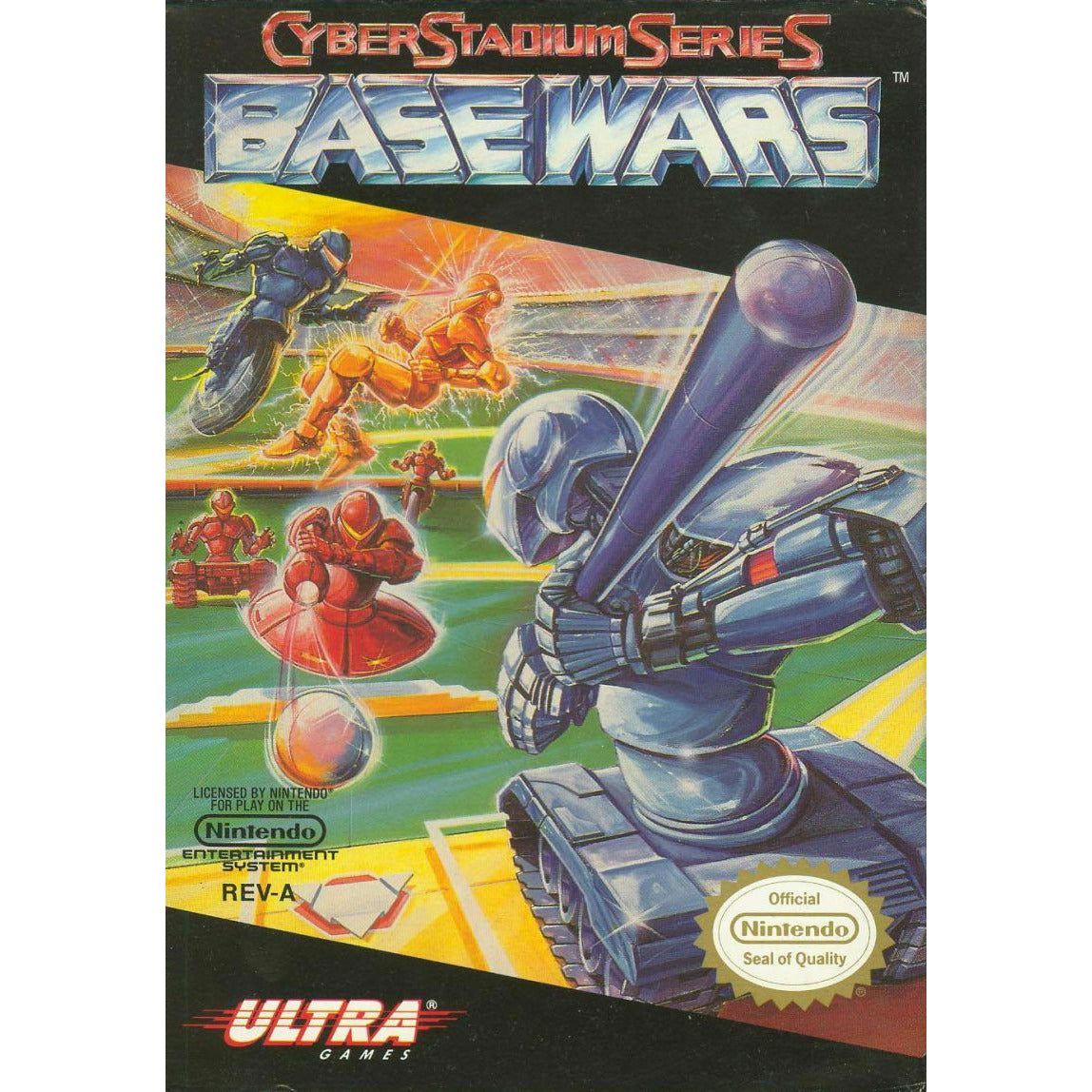 NES - Cyber Stadium Series Base Wars (Complete In Box)